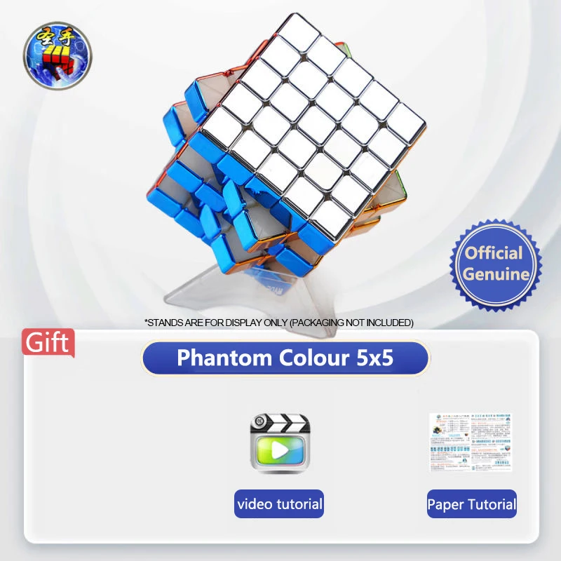 SENGSO Metal Speed Cube 2x2 3x3 4x4 5x5 Legering Phantom Kleur Stickerloze Kubus Professionele Competitie Kid Educatief Speelgoed