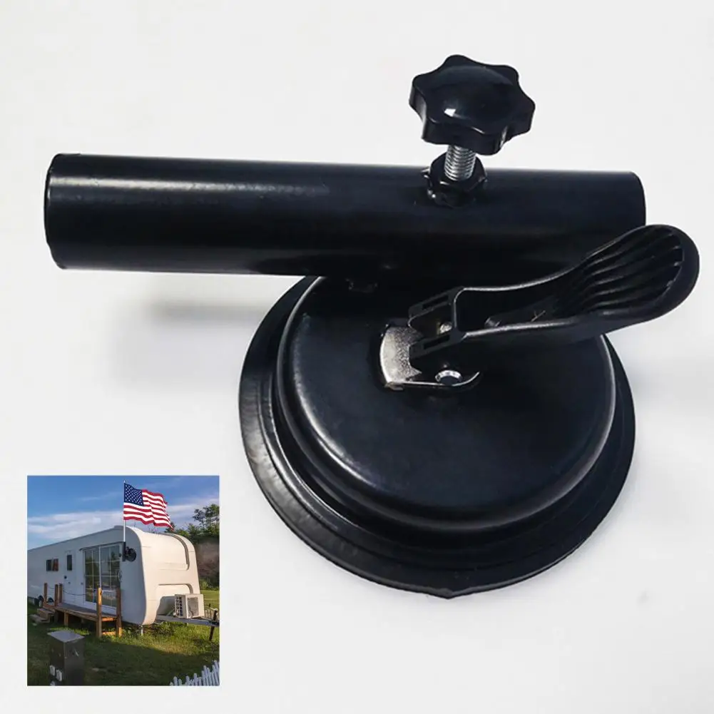 Camping Flag Pole Rv Flag Mount Universal Suction Cup Flagpole Holder for Rvs Trucks Boats Easy Installation Securely Holds