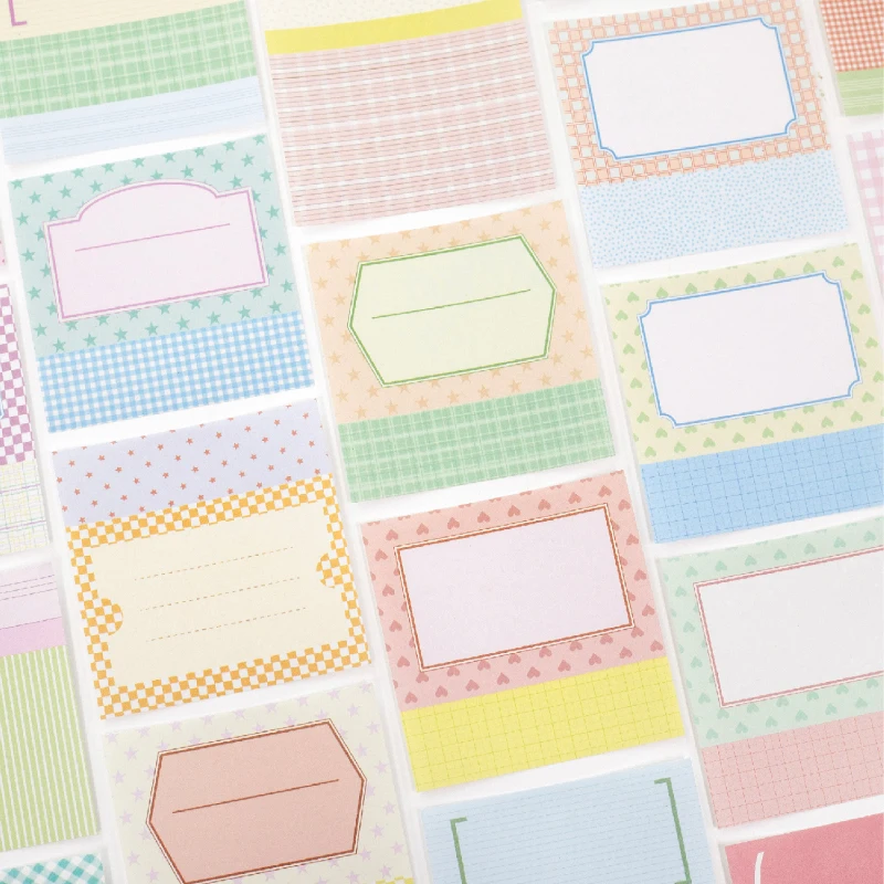 100 Sheets Life Notes Series Writing Memo Pads Student Message Papers DIY Scrapbook Material Aesthetics School Office Stationery