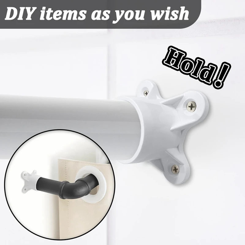 Paquetes de ABVJ-25 de 1/2 pulgadas, tapa de pata de mesa con brida de PVC, accesorios, tapas de lengüeta de tornillo para muebles de construcción, soporte para fabricación de pies