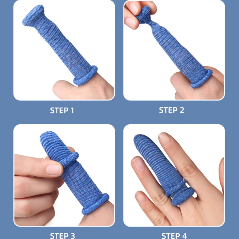 5/10 قطعة ضمادة أنبوبي الإبهام حامي لفة الاصبع إصبع تو الأكمام أطراف الأصابع وسادة واقية الرطوبة فتل العناية بالقدم #6