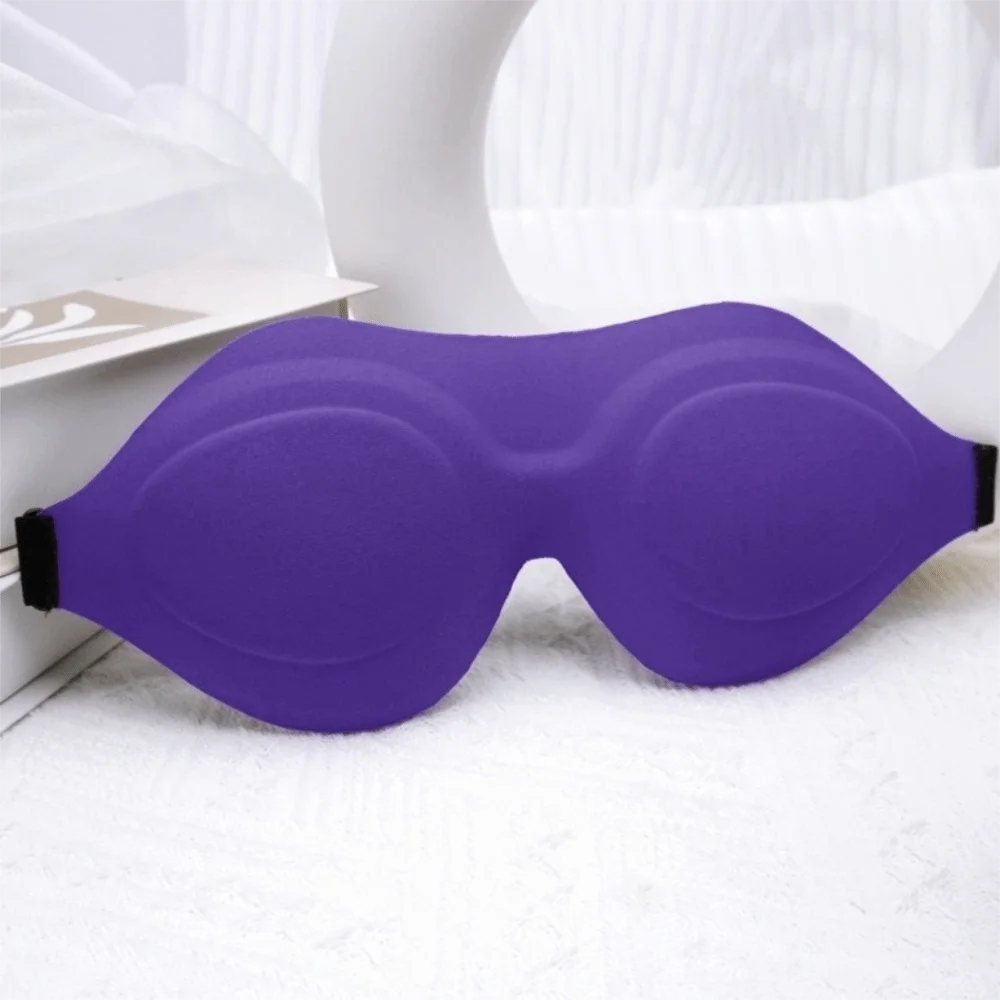 

Eyeshade Adjustable 3D Eye Mask Lightweight Soft Padded Sleeping Mask Strong Shading Breathable Light Blocking Mask Sleep Aid