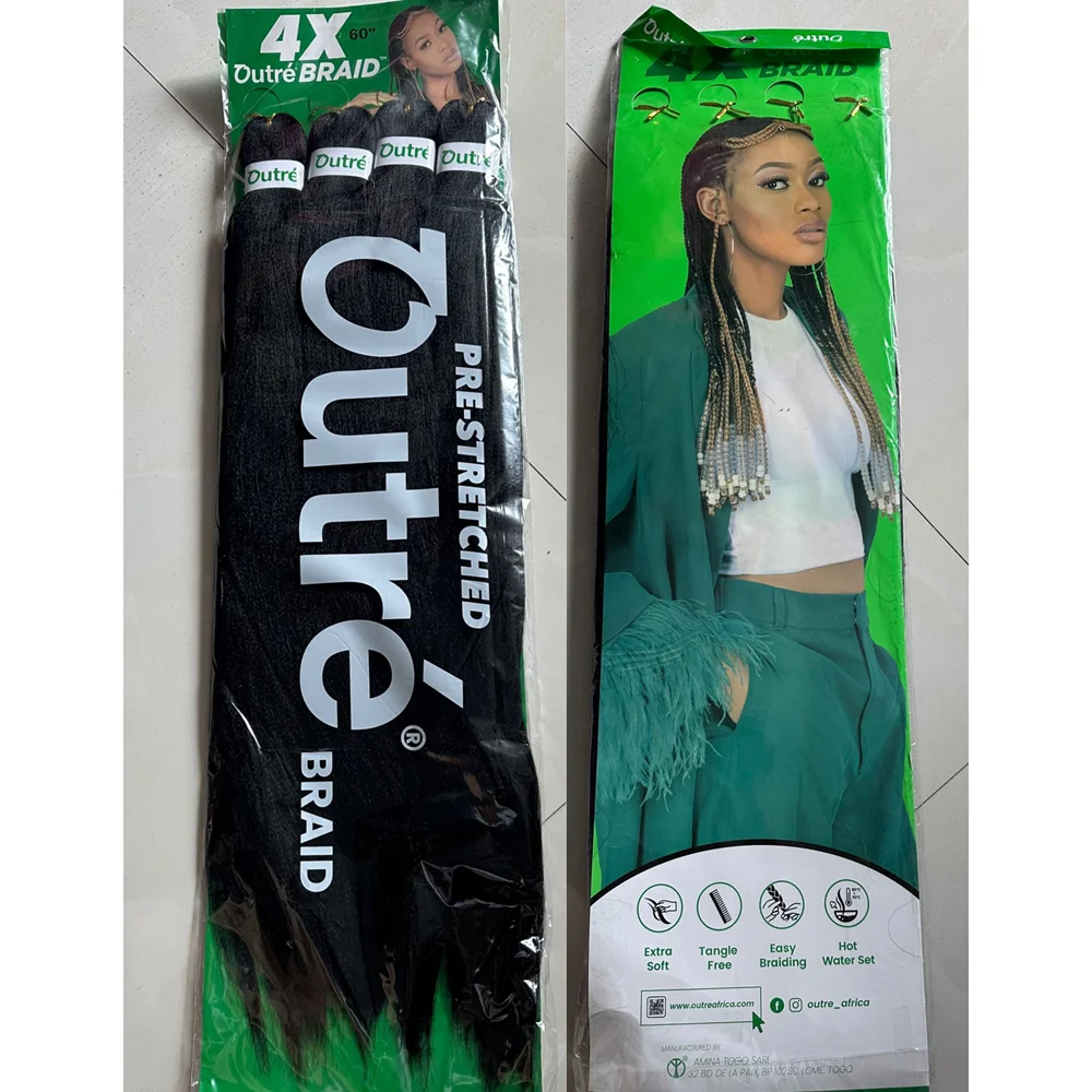 تجديل شعر صناعي ممتد مسبقًا بطول 30 بوصة - 4 × جديلة صناعية مقاومة للهب من كانيكالون لضفائر الصندوق والتقلبات #2