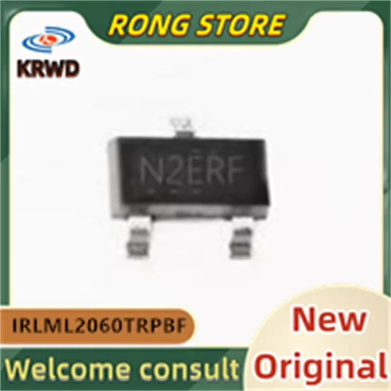 50PCS N2ERF  New and Original Chip IC SOT-23 IRLML2060TRPBF IRLML2060TRP IRLML2060T IRLML2060