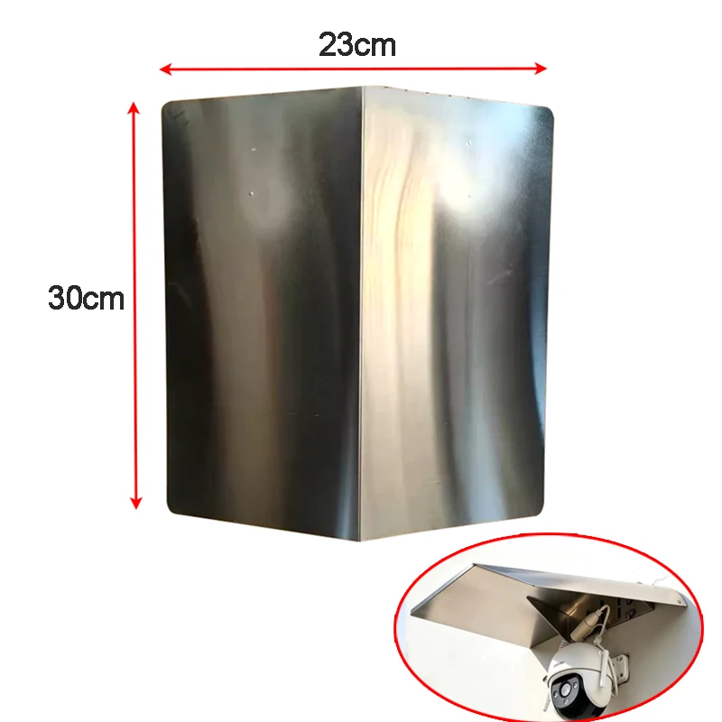 Stainless steel outdoor protective cover Security Camera Rain Cover Monitor Power Supply  Snow Cover Waterproof Board