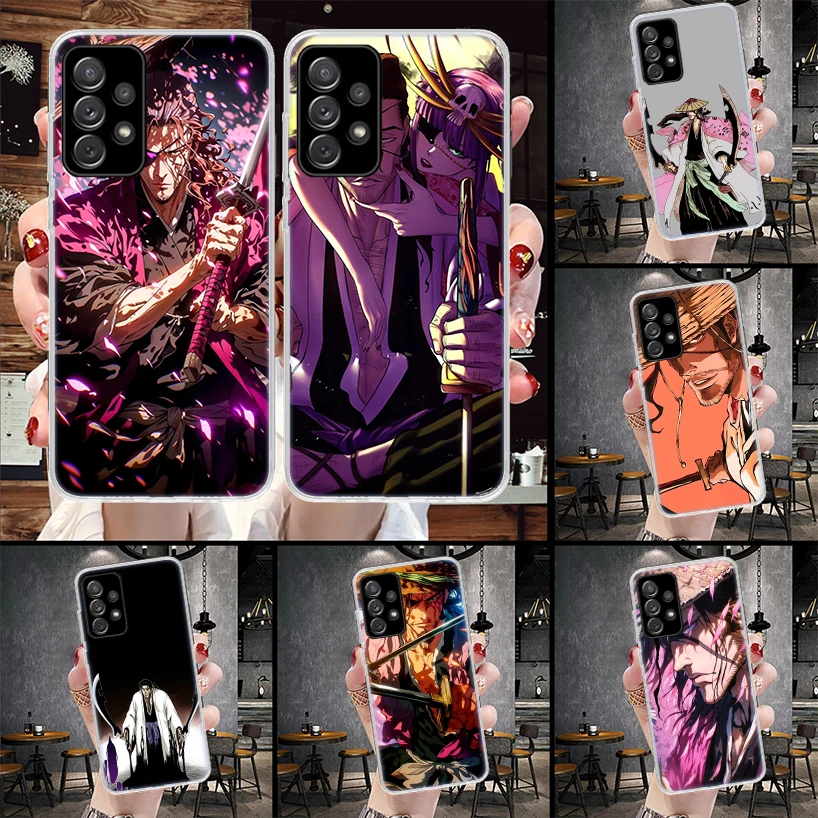 Bleach Kyoraku Shunsui Soft Phone Case For Samsung Galaxy S26 S25 Edge S24 FE S23 S22 Ultra S21 Plus S20 + Art Fundas Back Cover