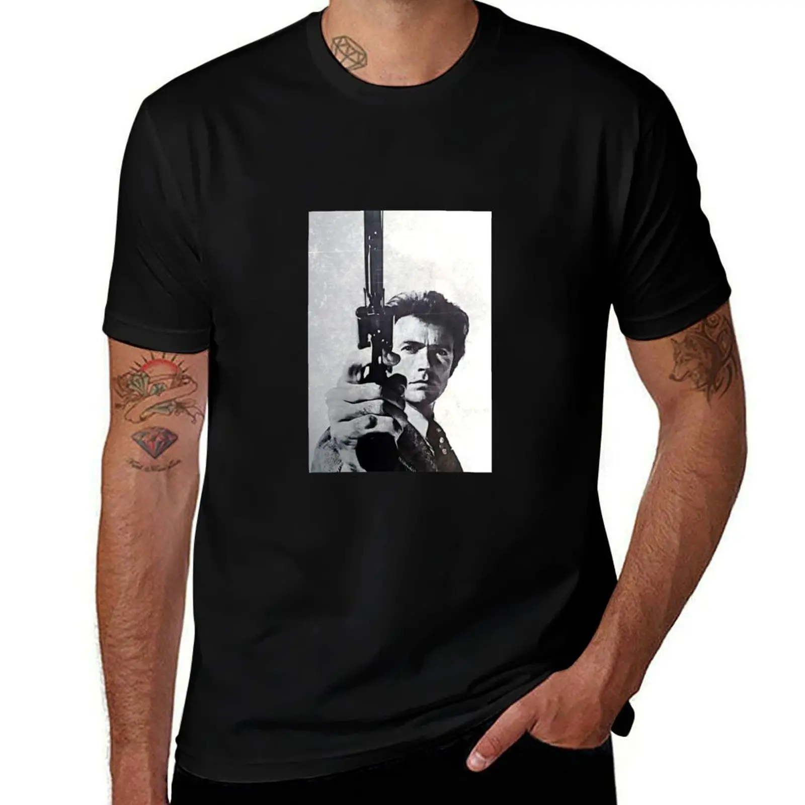 Harry Callahan T-Shirt Work Short Sleeve Cotton Top T-Shirt