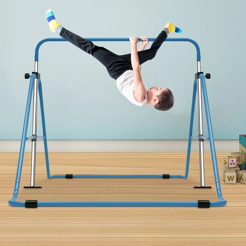 Soporte de entrenamiento de gimnasia para niños y jóvenes, mueble de nivel alto ajustable para el jardín, interior, familiar