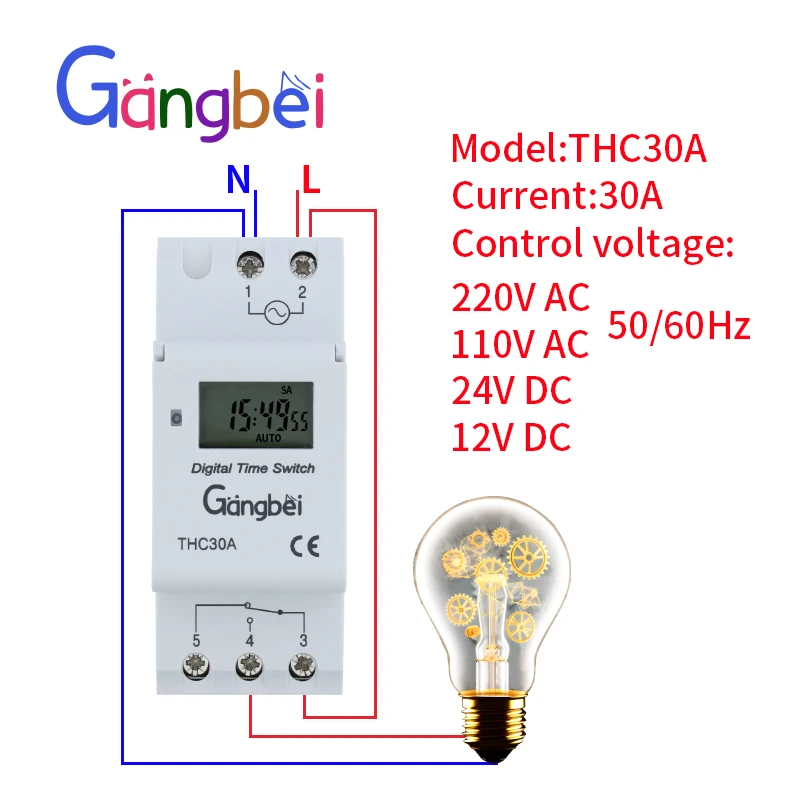 Raz w tygodniu 7 dni programowalny czas cyfrowy przełączniki przekaźnika regulator czasowy AC 220V 230V 110V 24V 12V 16A 30A do montażu na szynie Din