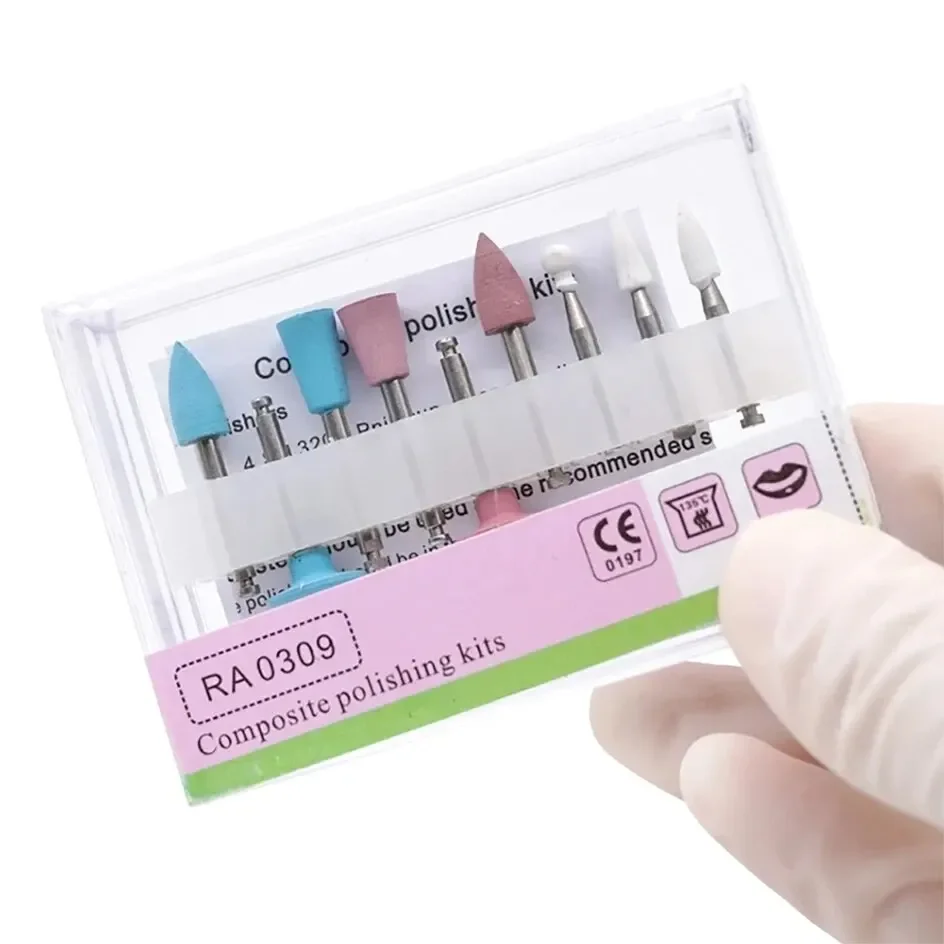 

RA0309 Composite Finishing and Polishing Kit for Low Speed Handpiece Dental Restoration RA Shank Set