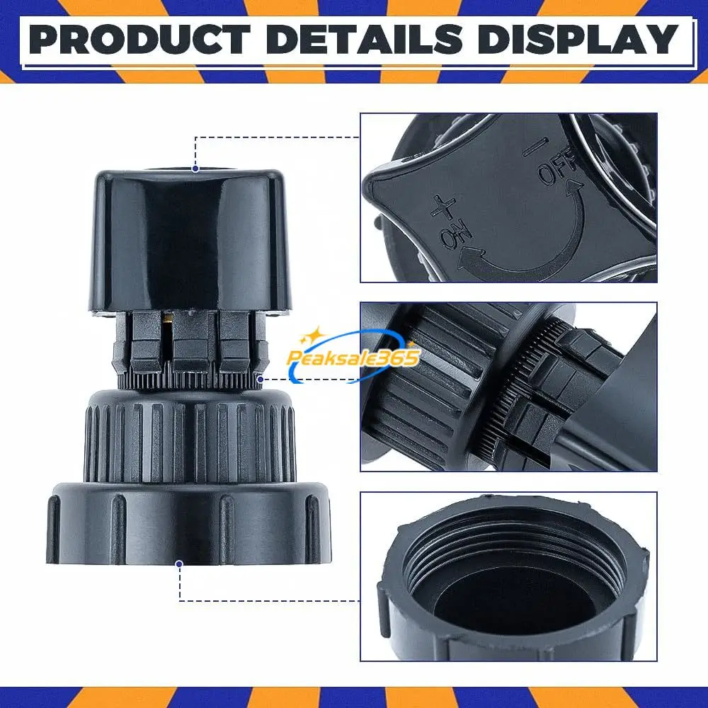 Replacement Manifold Plastic Air Compressor Regulator Valve Knob for Sanborn Air Compressor Parts 137-0001 1/4