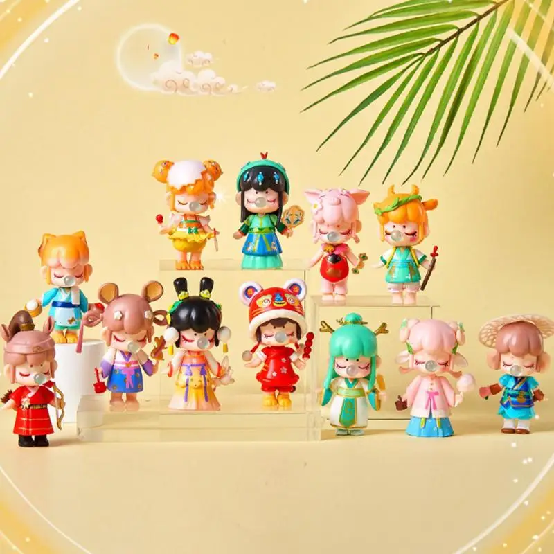 Collectible Cute Figure Fun Collectibles Cartoon Action Figure Collection Doll Ideal For Girls Kids Desktop Decoration