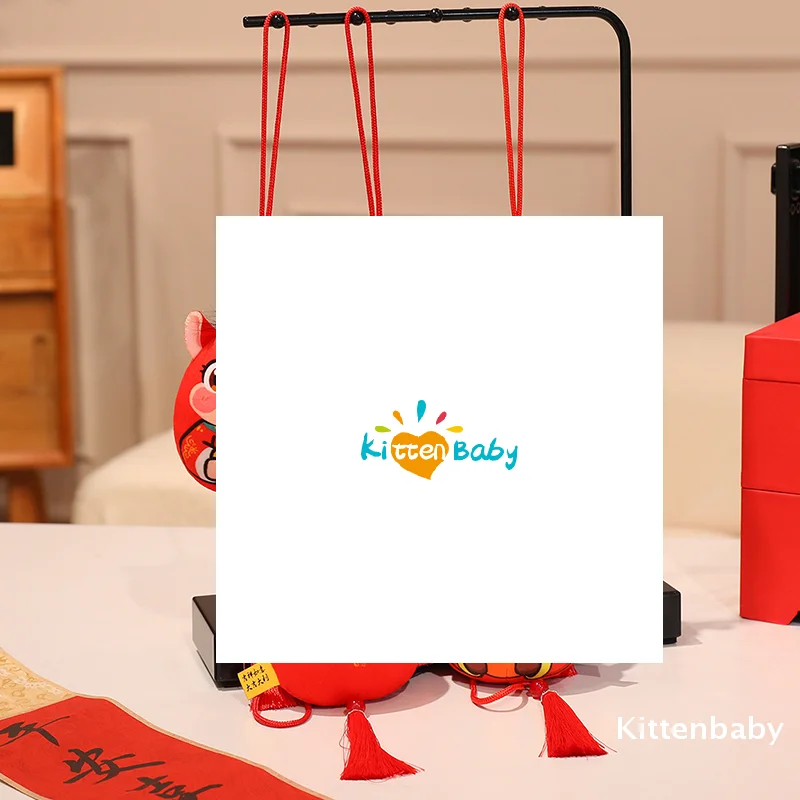 Plush Horse Keychain Zodiac Horse Plush Pendant With Tassel Soft Lucky Pony Figurine Home Decoration For Chinese New Year