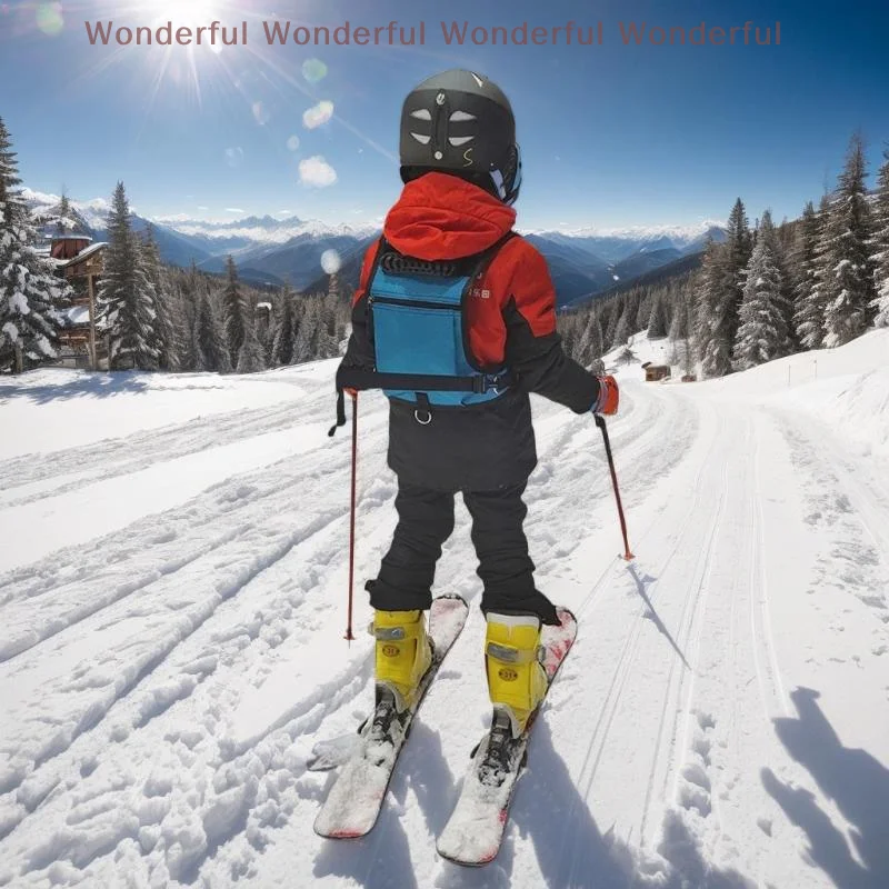

Ski Harness For Kids Child Snowboard Harness With Backpack Adjustable Snowboard Training Belt Children Speed Control Leash