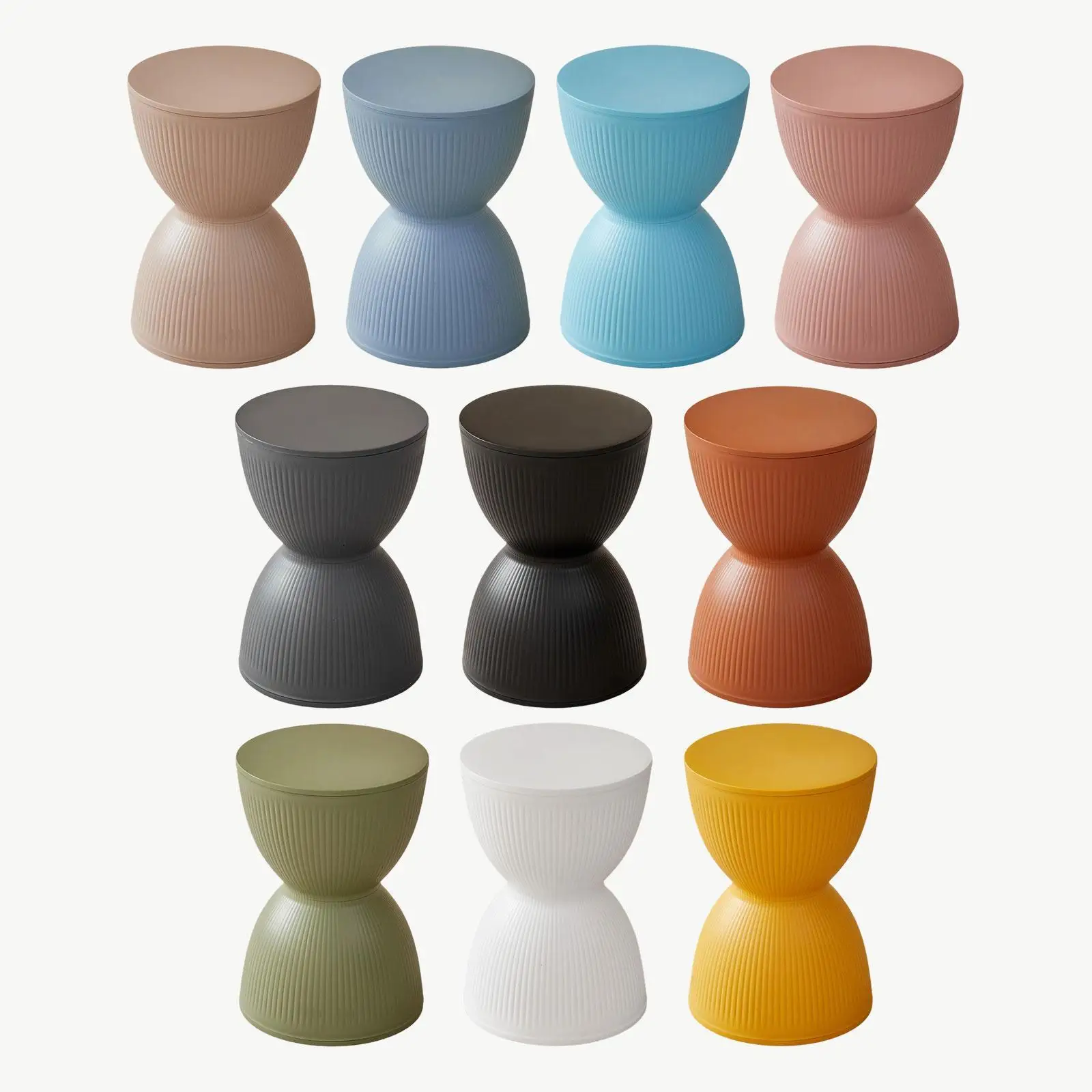 

Compact Round Foot Stool for Shoe Changing And Sitting in Home