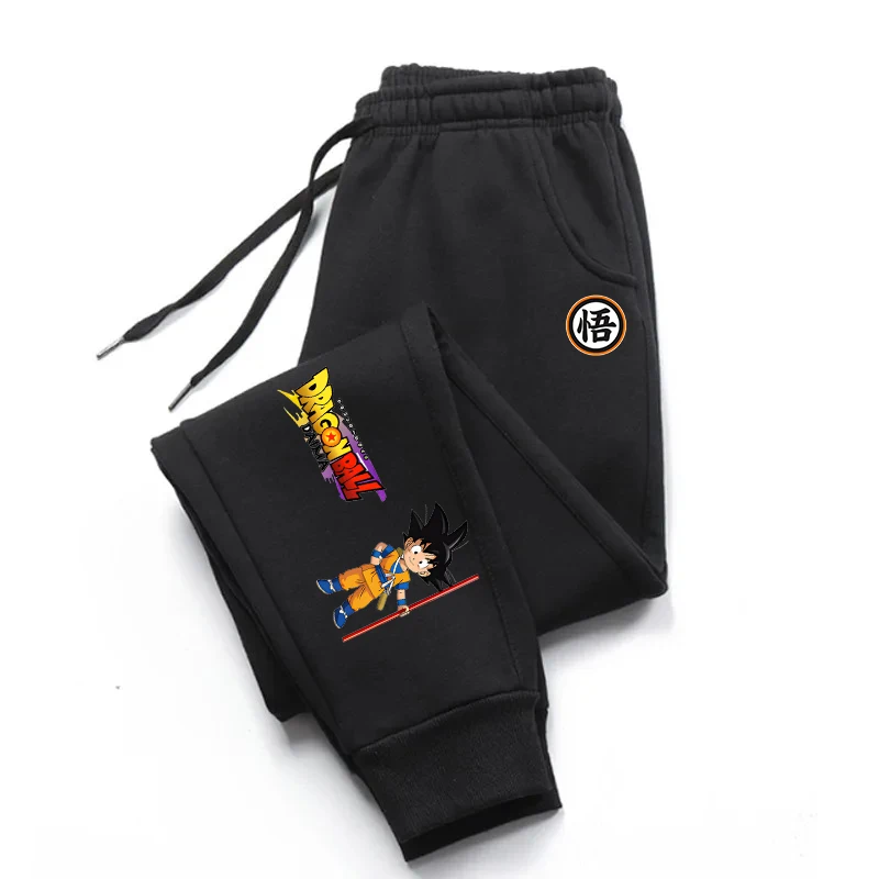 

Dragon Ball Goku Anime Sports Pants Men's Casual Cuffed Trousers Urban Japanese Style Comfortable Fit Sweatpants