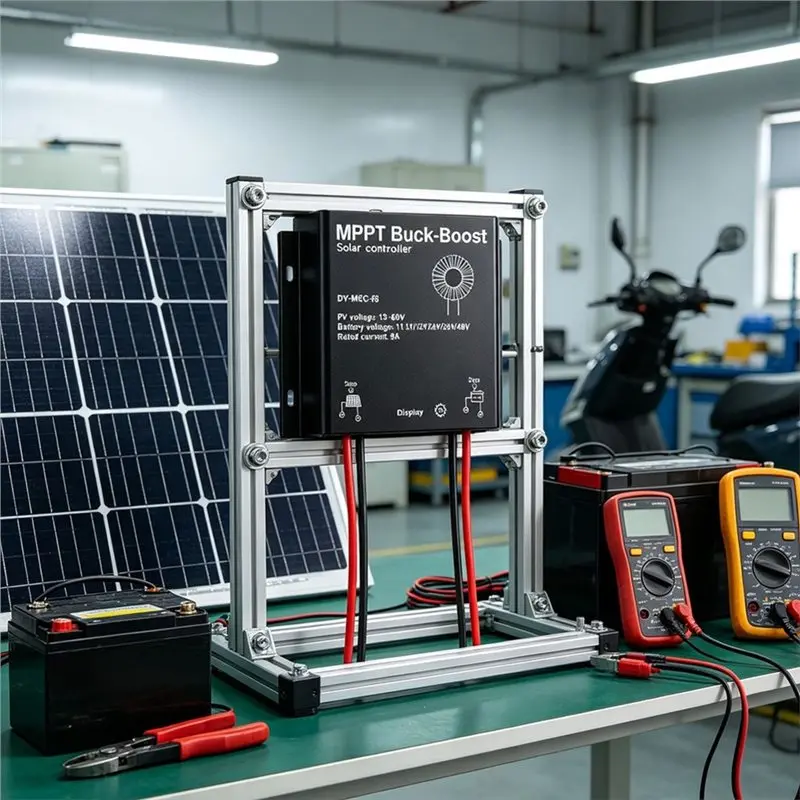 AB66-MPPT200W Solar Controller 11.1V 12V 24V 36V 48V Waterproof Voltage Boosting MPPT System