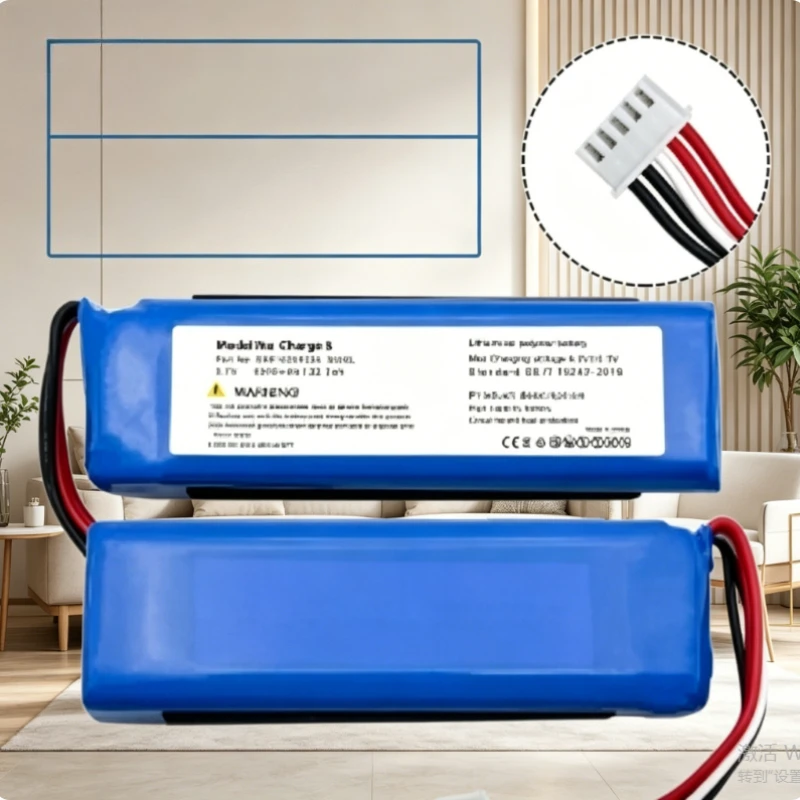 Long Battery Life of 6Ah Suitable for JBL Charge3 Bluetooth Speaker Battery Large Capacity ModelGSP1029102A Rechargeable Battery