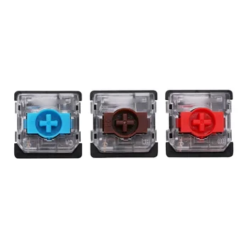Gateron KS-33 Düşük Profilli 2.0 Anahtar 3 Pin Mavi Kırmızı Kahverengi RGB Özelleştirilebilir DIY Çalışırken Değiştirilebilir Mekanik Klavye Air60 Air75 K1 K3 K7 10 best sales Mavi anahtarlı klavye - №4