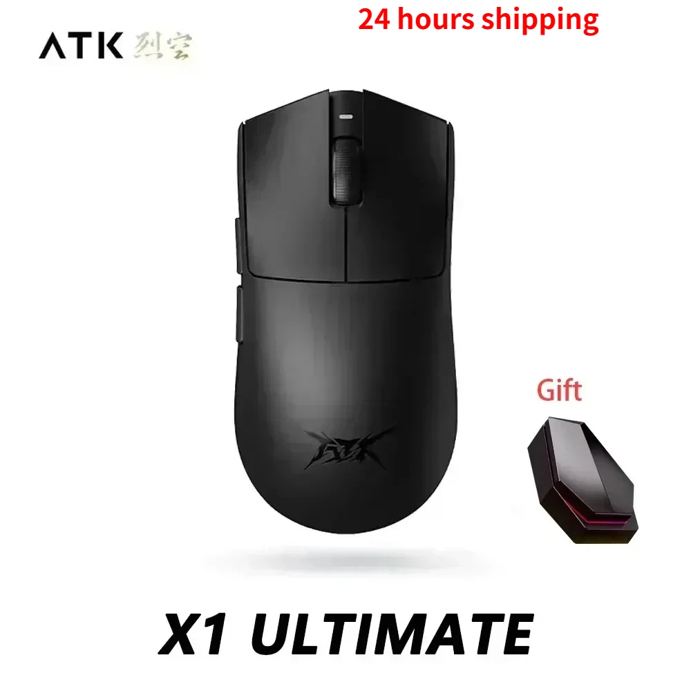 ATK Blazing Sky X1 8K Mouse Wireless  Low Latency FPS Three Mode Game Mouse Lightweight E-sports Custom PC Gaming Accessories