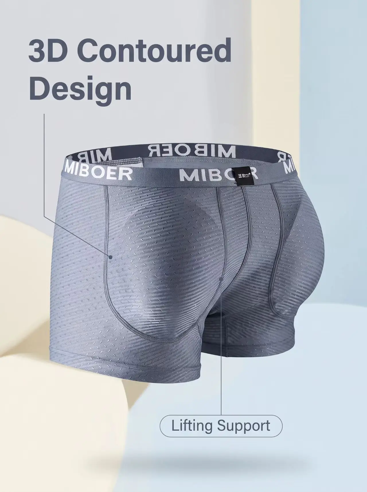 Men's underwear boxter straight-leg pants, comfortable four-cornered pants, men's underpants shorts