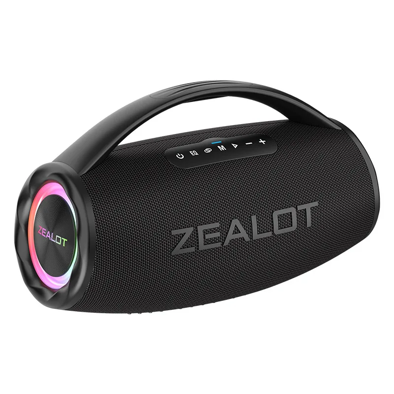 

S97 Portable for Bluetooth Wireless Speaker High Power 80W LED Microphone Square Dance Audio for Outdoor Use