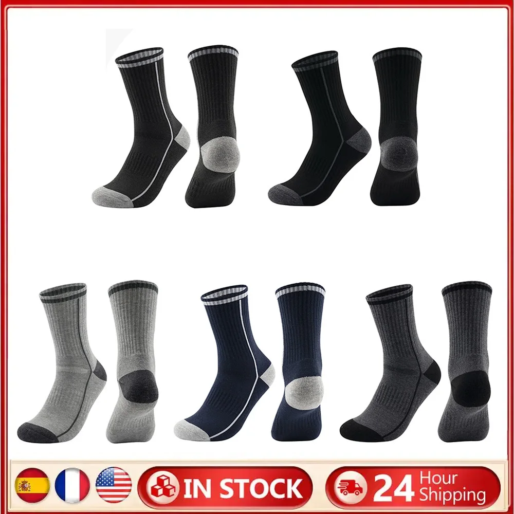 

1 Pairs Wool Ski Socks Thermal Knee-high Cold Weather Warm Socks for Snowboarding Snow Winter Hunting Accessories Socks