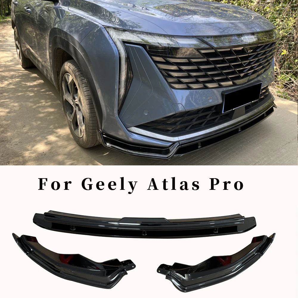 Dla Geely ‌   Atlas Pro Zderzak przedni Podbródek Zestaw modyfikacji samochodu Spoiler Dyfuzor Próg samochodu