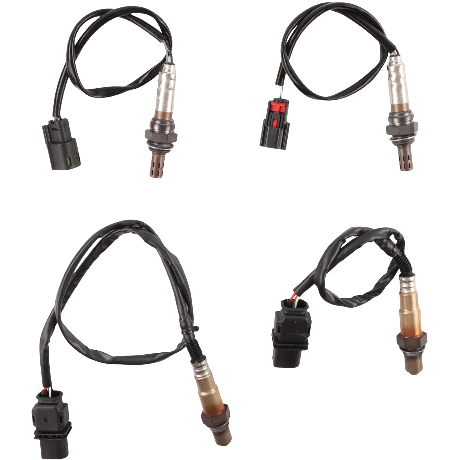 4pcs Up+Downstream O2 Oxygen Sensor 234-5076 234-5113 234-4490 For 2011-2014 Ford F-150 3.5L Turbocharged Car Accessories
