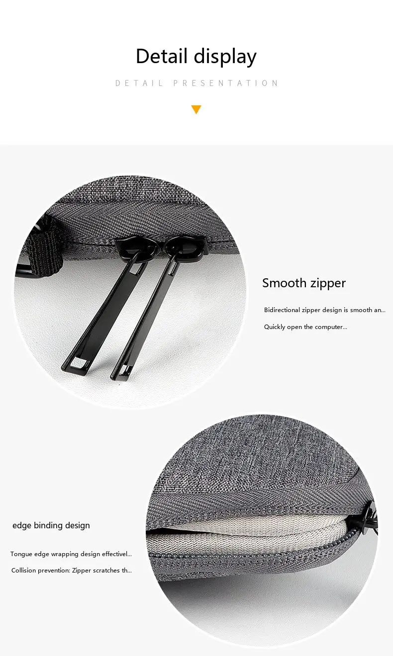 Oxford Laptop-Umhängetasche 14 15 Zoll Wasserdichte Aktentasche für MacBook Tragbare Schulter-Handtasche – Detail 12