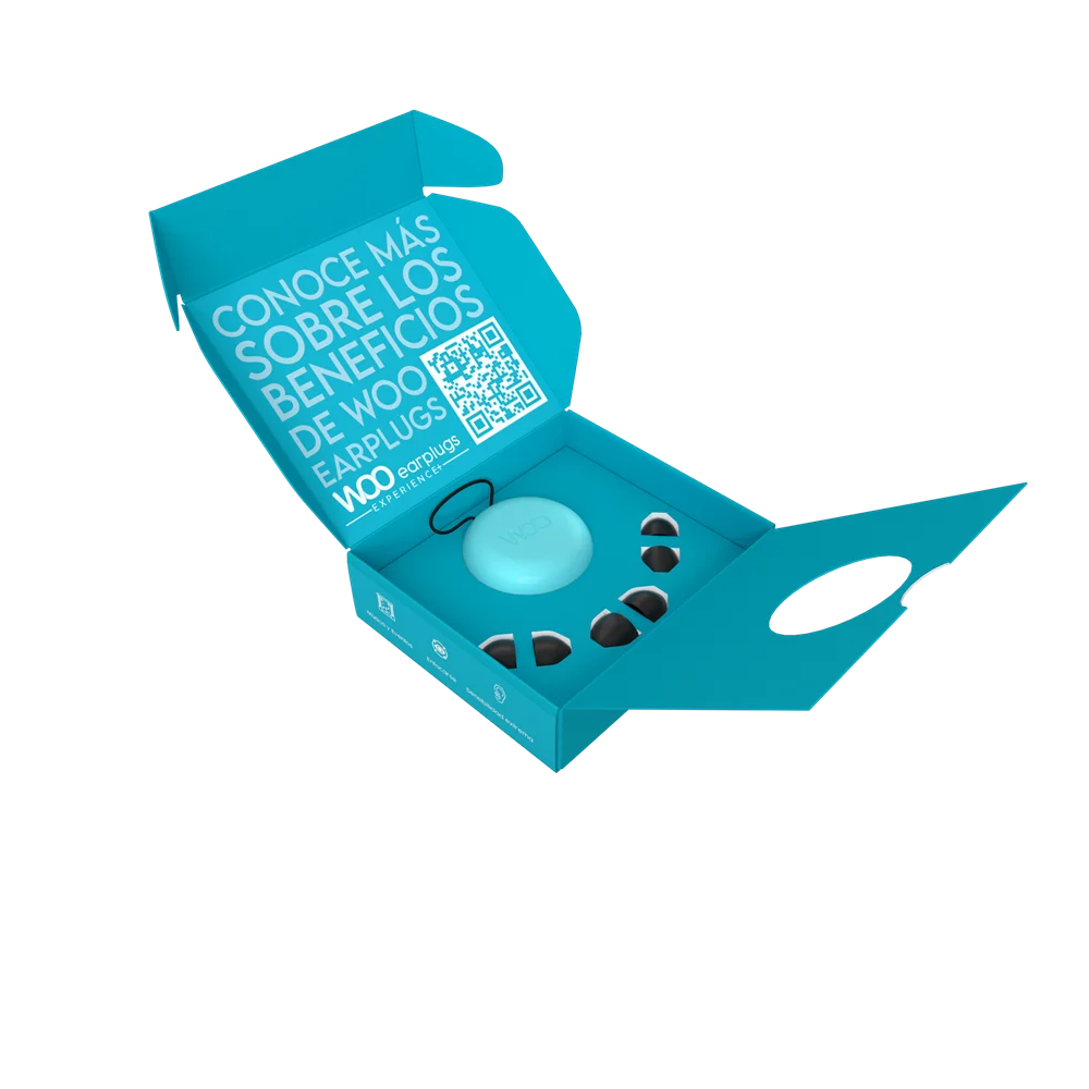 WOO Earplugs With Storage Case Soft Silicone Noise Cancelling Reusable Earplugs For Sleeping