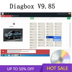 2024 Latest Diagbox V9.85 version Direct original installation work with Lexia3 PP2000 Diagnose Adaptations Diagbox For Peogeot