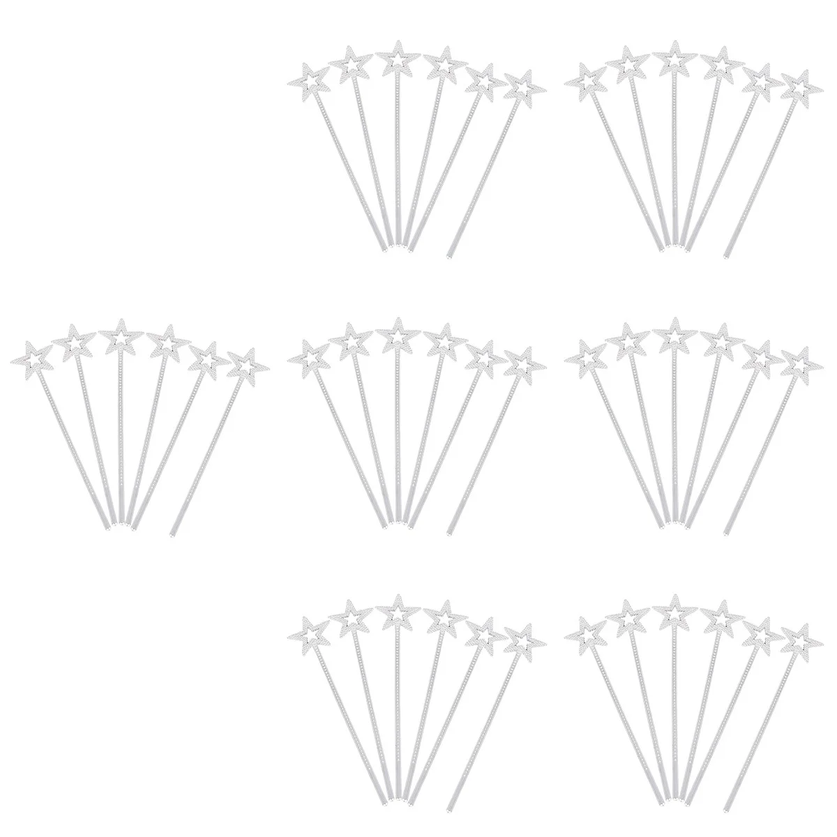 

7pcs Set of 7 Decorations Party Favors Wand Wedding Fairy for Wands Princess Supplies