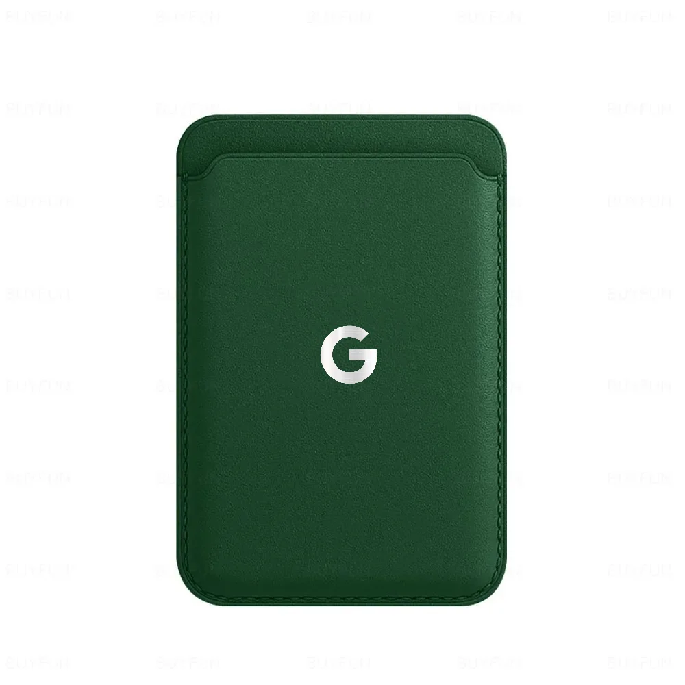 Originele PU Lederen Sterke Magnetische Kaarthouder voor Google Pixel 11 10A 8 7 Pro XL voor Magsafe Slanke Creditcardhouder