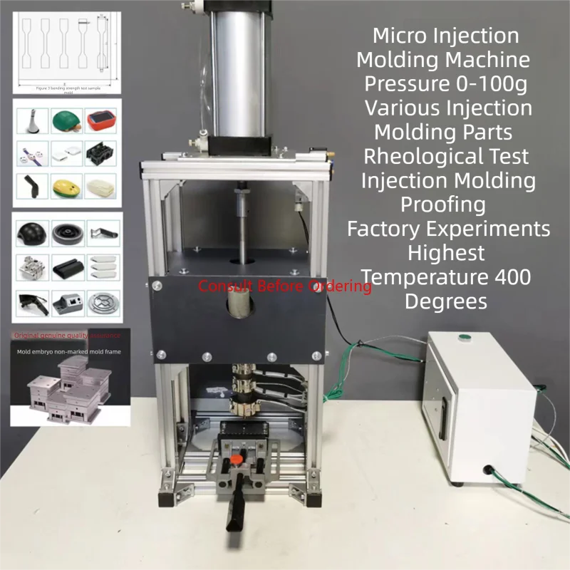 Macchina per lo stampaggio di plastica polimerica da tavolo per micro stampaggio 220V /110V ABS PE PP PET Macchina per stampaggio per PC