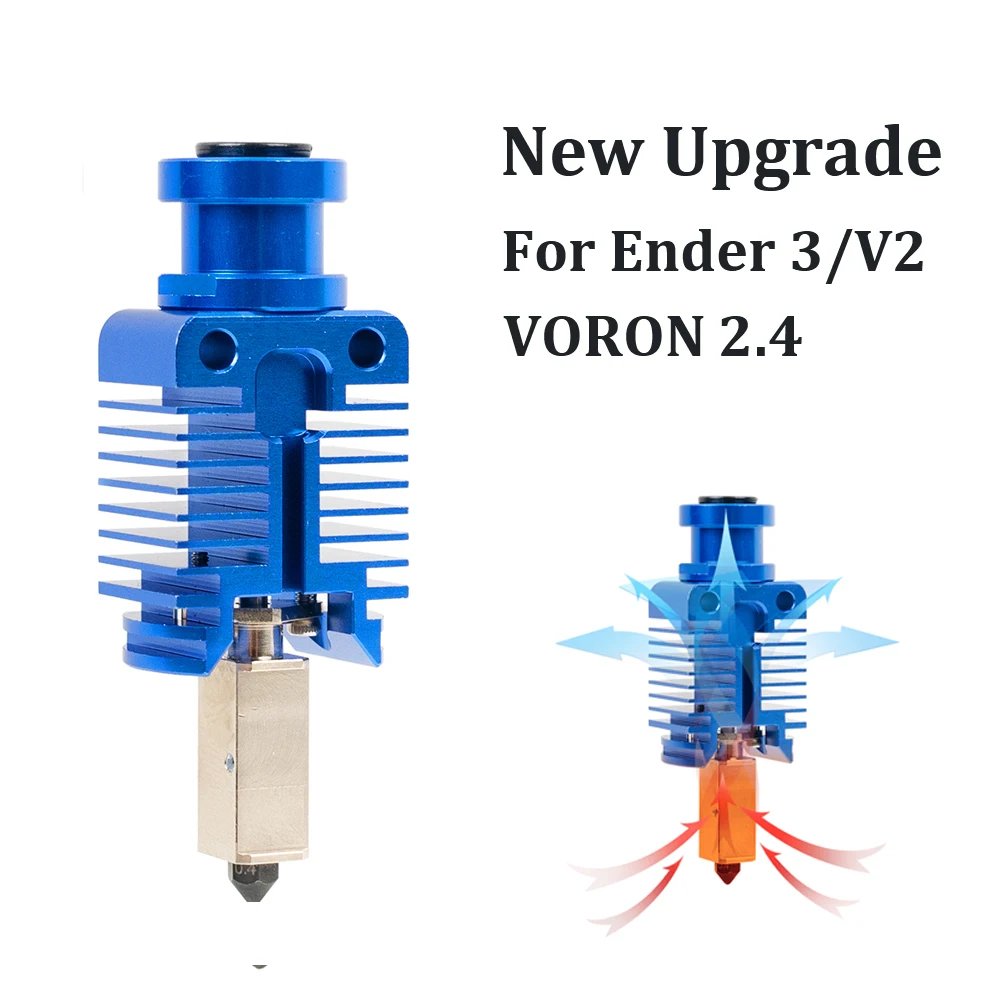 مجموعة أدوات ترقية رأس الطباعة عالية السرعة لـ Ender 3/CR10/VORON 2.4 طارد عالي الجودة J-head للطباعة السريعة Ender 3 V2 ثلاثية الأبعاد ﻿