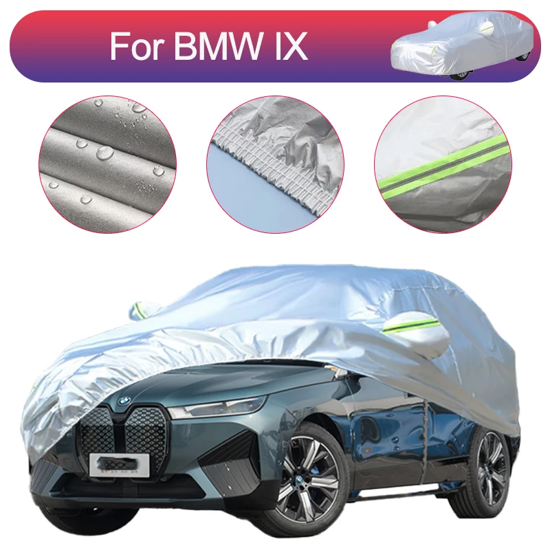 

For BMW IX Outdoor Protection Full Car Covers Snow Cover Sunshade Waterproof Dustproof Exterior Car Accessories