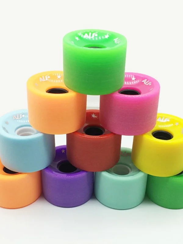 4-pieces-70x51mm-anti-slip-matte-skate-wheels-professional-trick-wheels-for-surf-skate-longboard-double-rocker-board