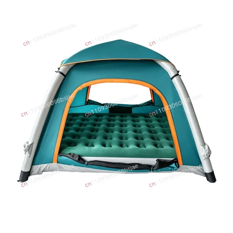 Inflatable tent outdoor portable folding camping overnight beach camping 2-3 people rainproof new model