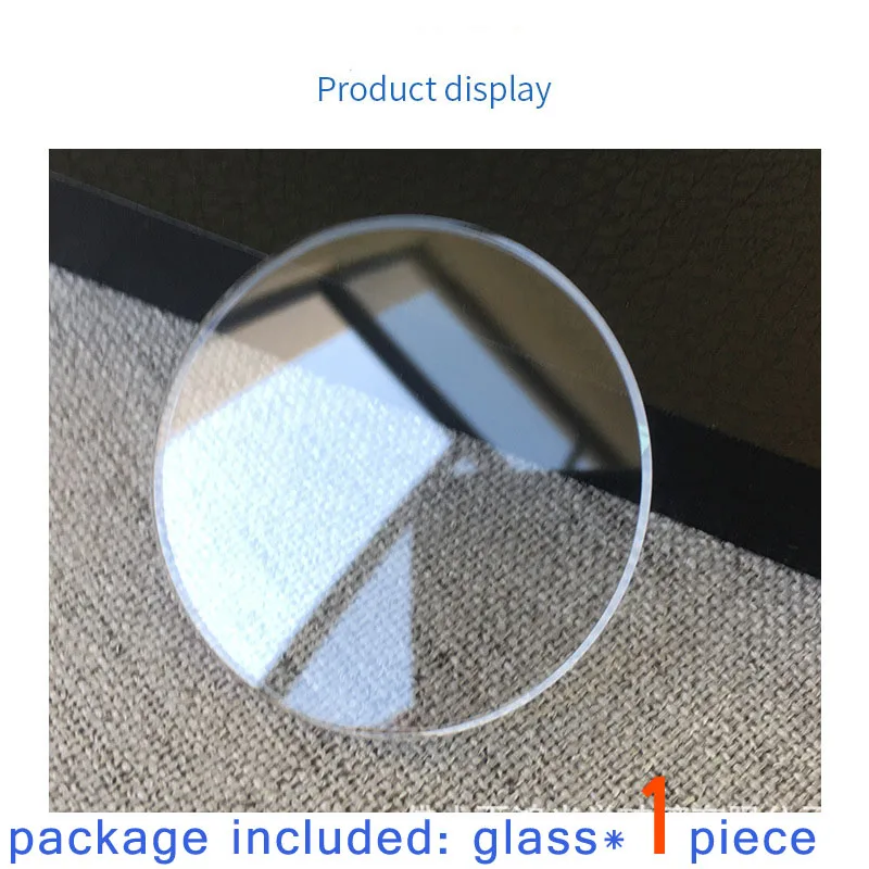 Watch Glass Mineral Glass Double Dome Thickness 2.0mm Diameter 28mm-38.5mm Transparent Watch Crystal Replacement Part