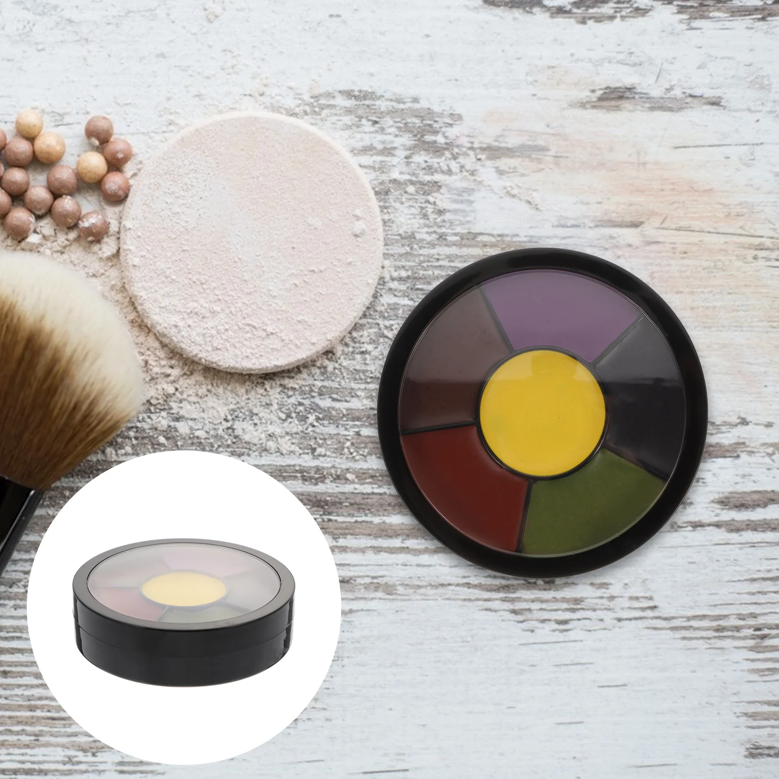 

Cream Halloween Paint Wound Effect Make Up Pallet 660X660X180CM Cosplay Makeup Pigment Colorful Fake Child