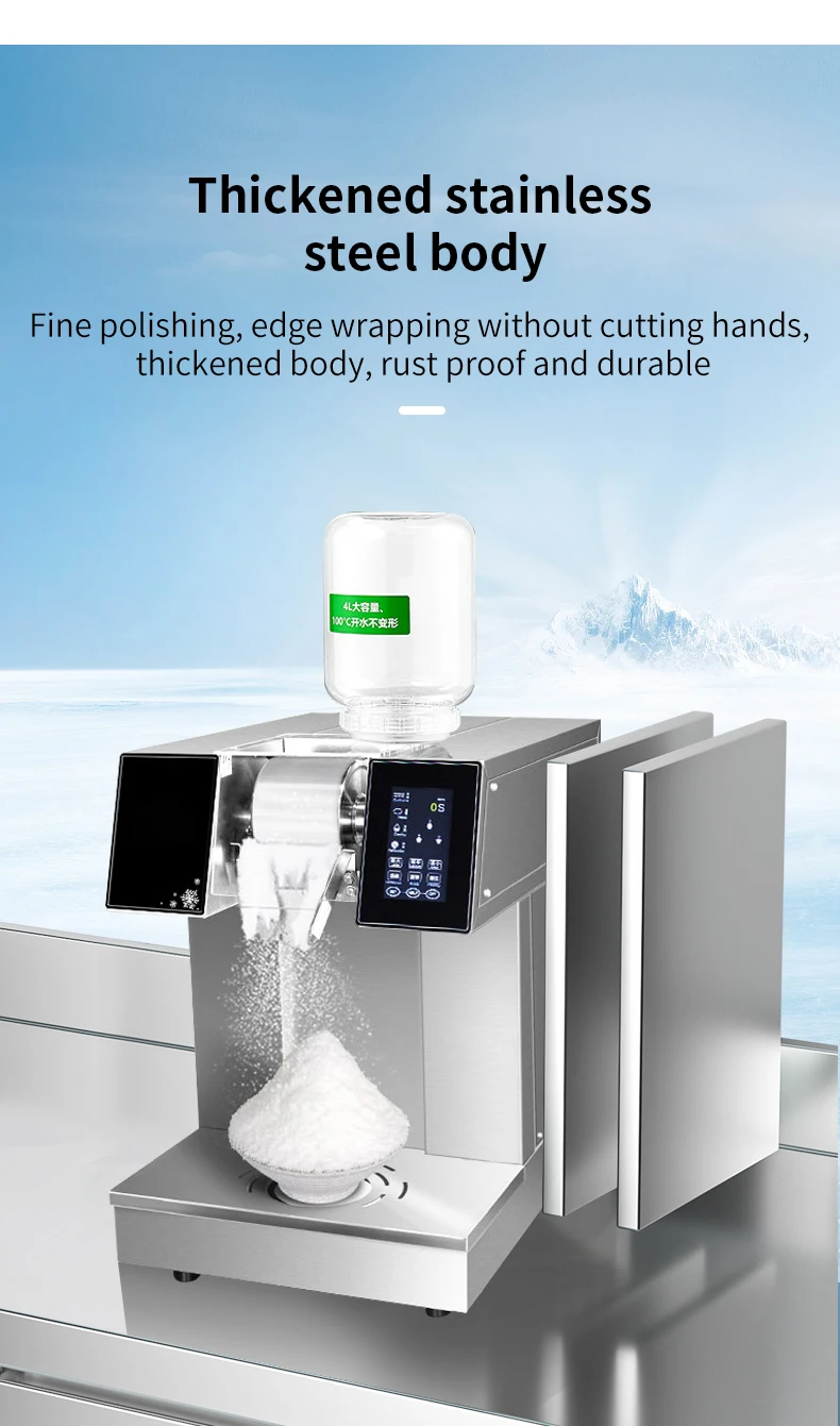 

Catering Establishments Bingsu Machine Snowflake Ice Machine Snow Four Colors Snow Ice Flake Machine Bingsu