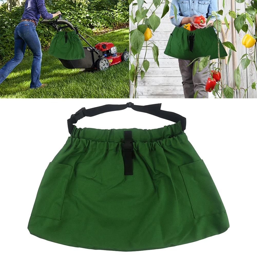 Egg Collecting Bag Picking Apron Gardening Harvesting Adjustable Waist Strap Lightweight Design Multiple Pockets