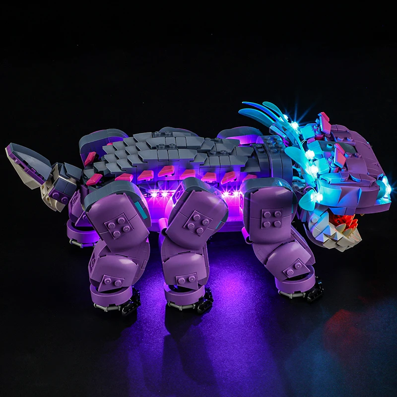 Kit luce LED fai-da-te per LEGO 77077 Klombo (solo luce LED, senza modello di blocchi)