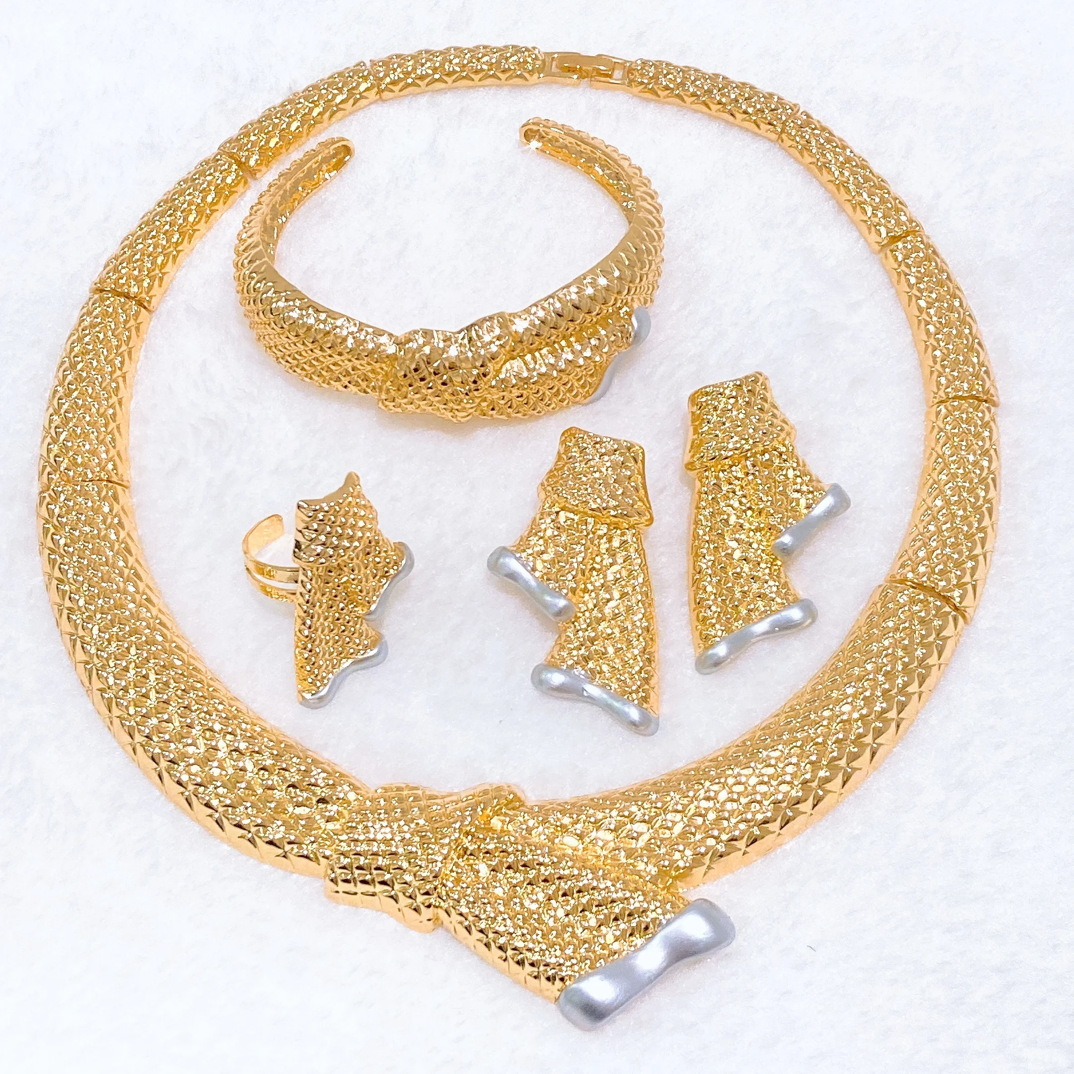 l'ultimo-set-di-gioielli-italiani-bicolore-irregolari-alla-moda-trendy-con-collare-bracciali-ciondolo-a-pin-tentacoli-e-anello-set-da-4-pezzi