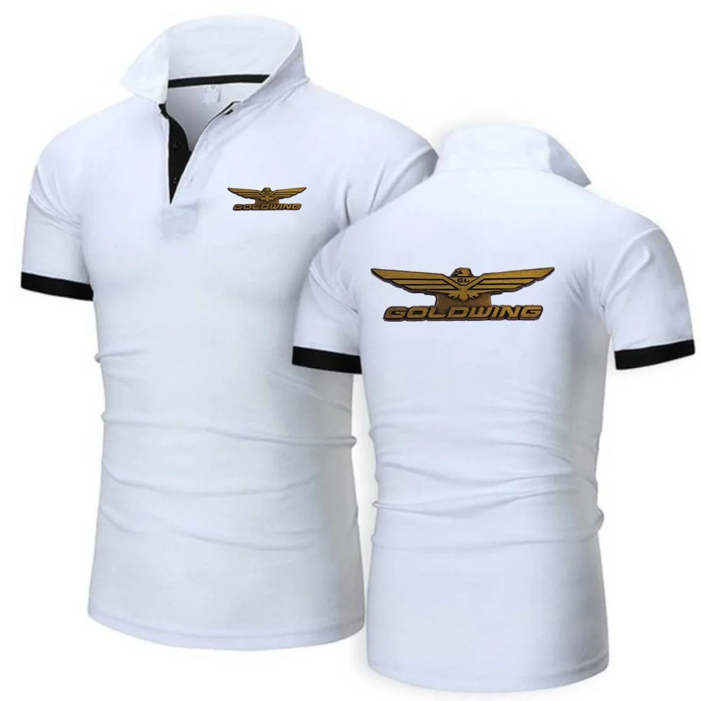 Polo Goldwing GL1800 giappone moto risvolto magliette manica corta Polo sport Fitness uomo maglia traspirante top in cotone Tee