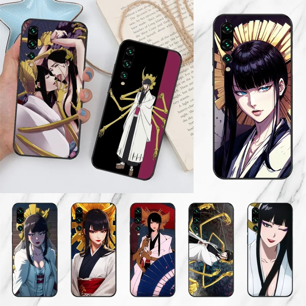 Bleach Senjumaru Mobile Cell Phone Case for Huawei P50 P40 P30 Pro Lite P Smart 2021 2019 Magic 3 Black Soft Phone Cover Funda