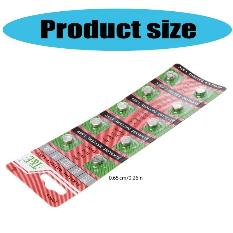 090F 10X 1.55V 버튼 셀 AG4 LR626 377 시계 계산기 용 SR626SW 배터리