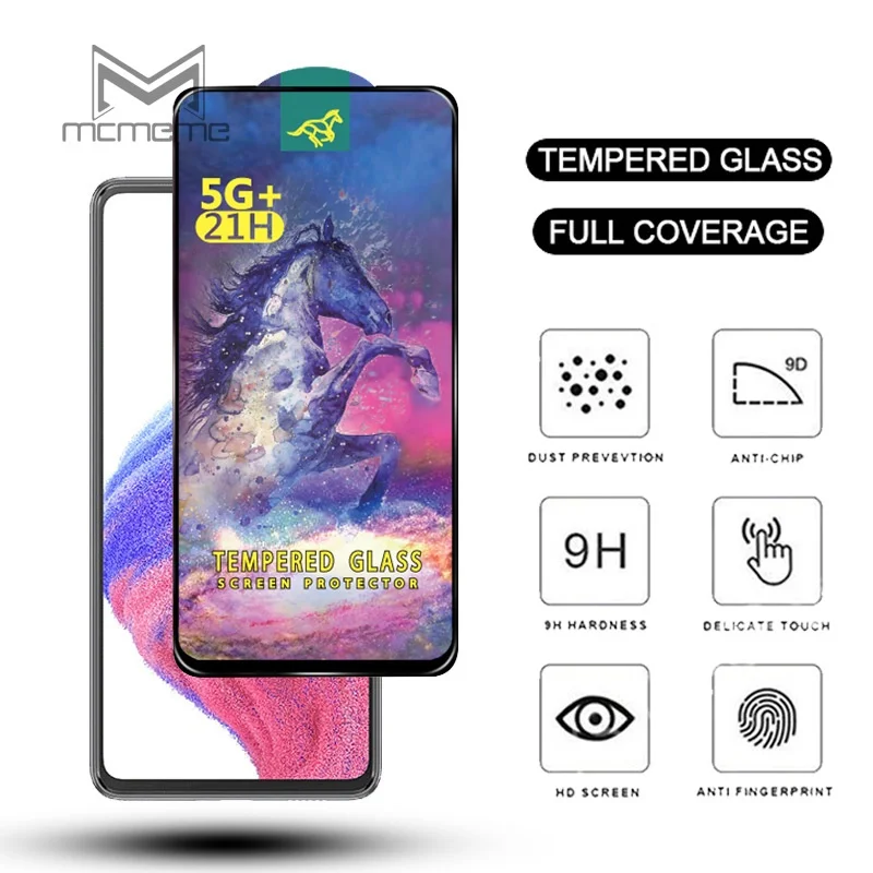 For Samsung Galaxy A73 A53 A33 A23 A13 A03 A03s A02s A52 A52s A22 A12 A22 A32 A72 Screen Protector Tempered Glass Film