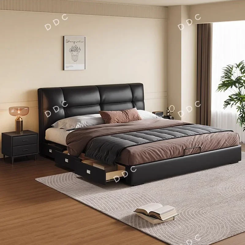 Sun Multifunctional Bed Modern Storage Comfortable Princess Queen Baby Cheap Wooden Bed Space Saving Beliche Office Furniture